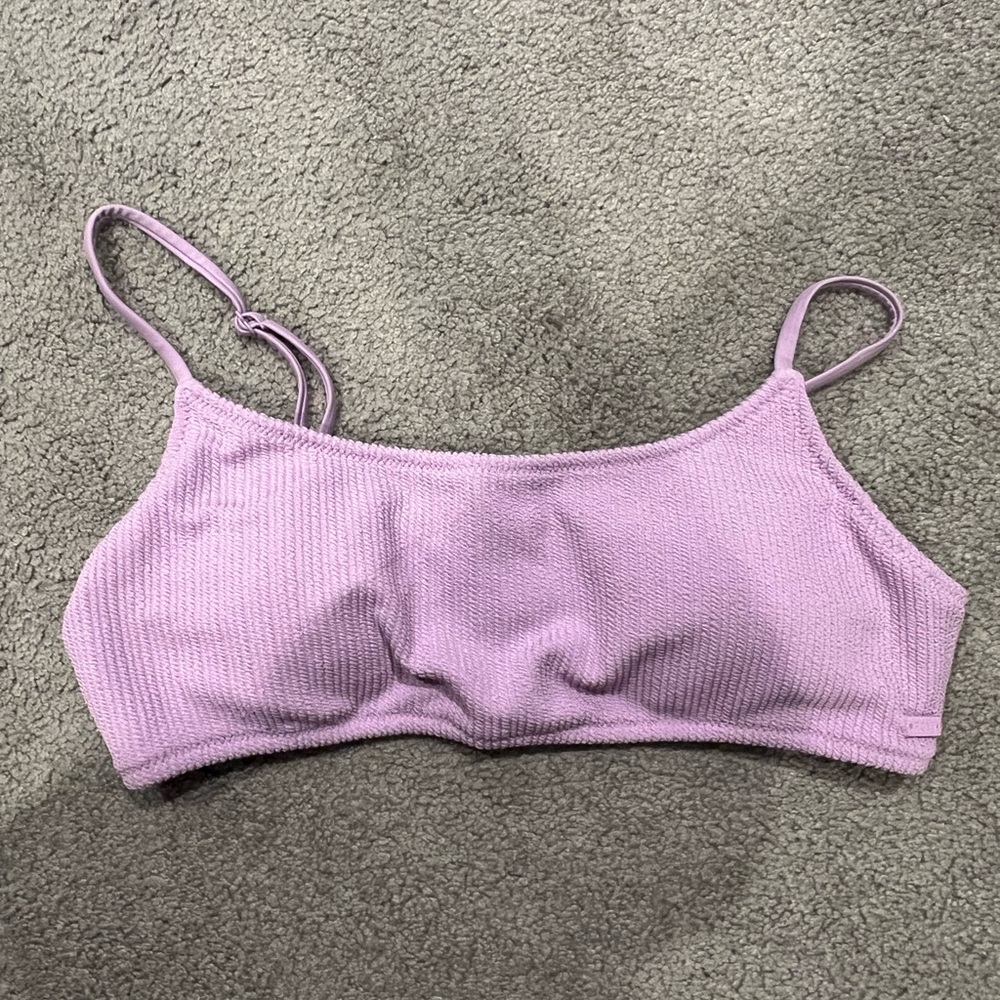 Roxy Light Purple Bikini Top